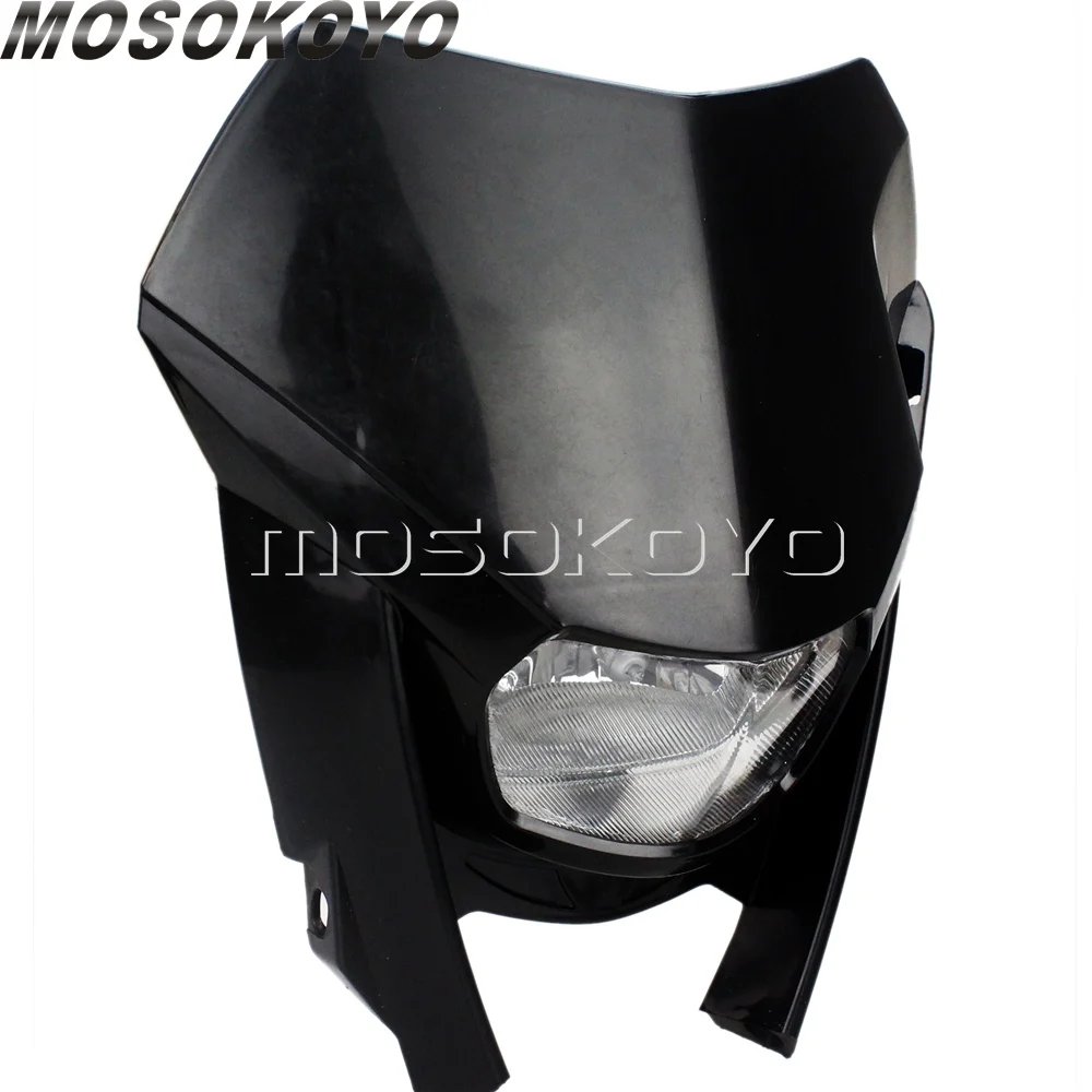 Черный фары для мотокросса Yamaha WR450F WR250F YZ YZF TW TTR DR RM EXC MX XC F SX SMR 500 300 DRZ Enduro велосипеды