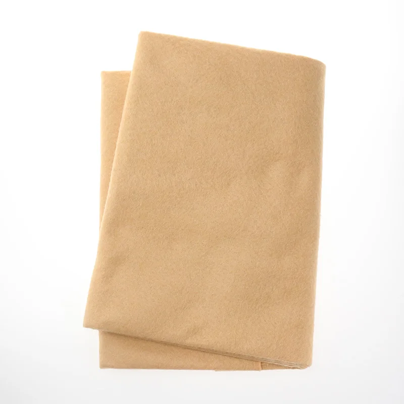 Complexion 90x92 см мягкая фетровая ткань чистый цвет нетканые DIY Швейные игрушки, ремесла куклы для новогоднего украшения дома 1,5 мм толстый фетр 1 лист - Цвет: Complexion