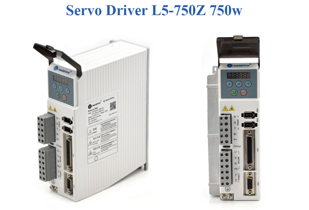 Leadshine Высокое напряжение AC сервопривод L5-750Z 750 Вт+ Серводвигатель ACM8008M2H-B1-D-SS 750 Вт для лазерной гравировки