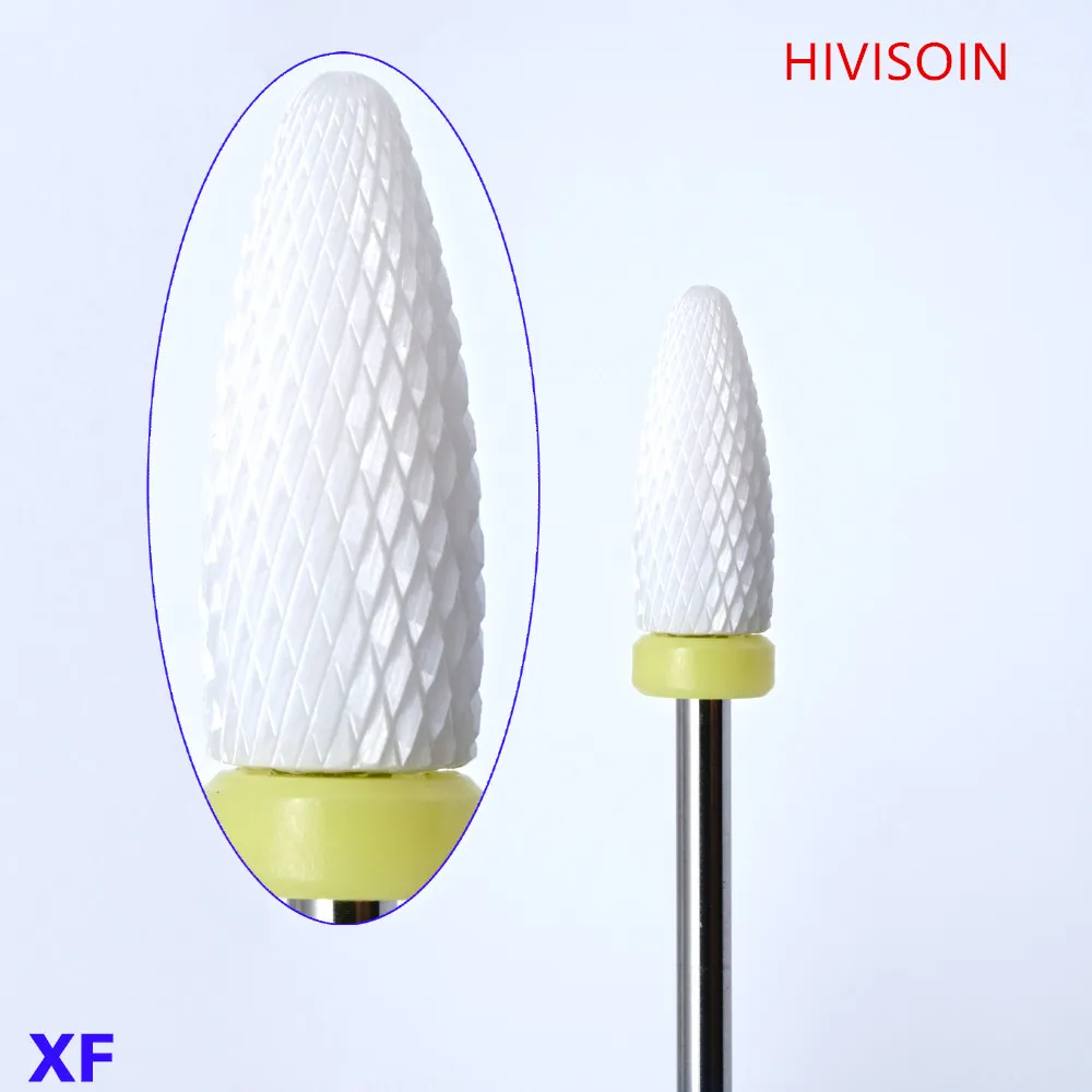 

Flame Bit - White - HIVISOIN - Ceramic Nail Drill Bit