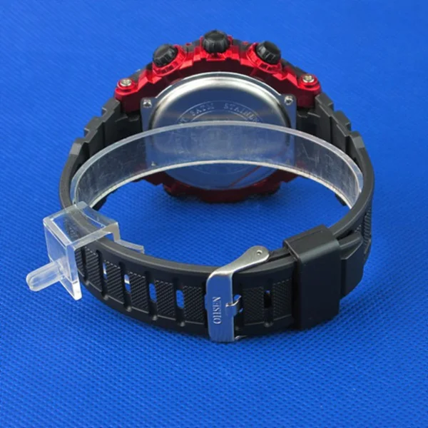 9pcs/lot brand Casual LED Digital Watch ohsen quartz Multifunctional Waterproof Mens Sport Watches Relogio Rubber Strap | Наручные часы