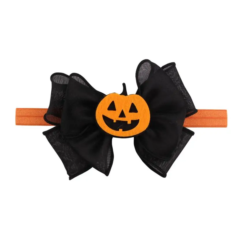 Детские головные уборы для Хэллоуина эластичные резинки волос девочек