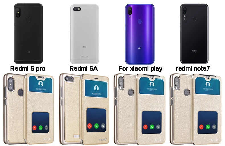 Для Xiao mi Red mi 7A чехол Роскошный флип-чехол для телефона из искусственной кожи для Xiao mi Red mi 7A чехол Red mi 7A чехол с окошком для просмотра mi x 2 S 2 S 7 A