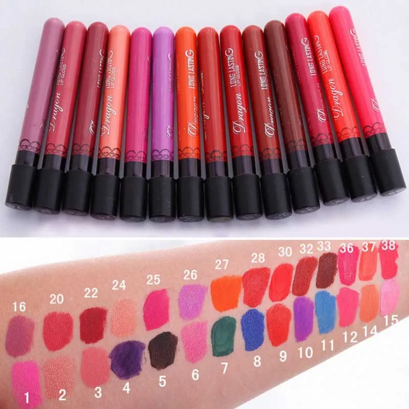 Новый Водонепроницаемый Длительное Действие блеск для губ жидкий карандаш