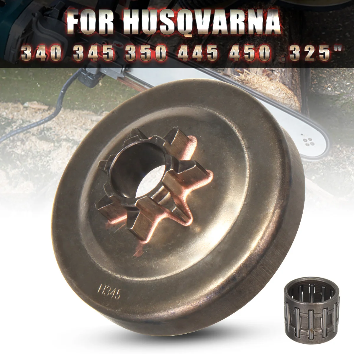 32" 7 Т Звездочка сцепления барабан 578097901 подходит для Husqvarna 340 345 350 445 450 Запчасти для инструментов аксессуары звездочки сцепления барабан