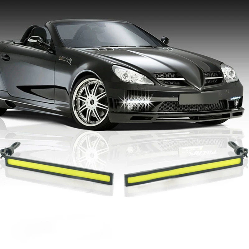 LED COB DRL дневные ходовые огни водонепроницаемый внешний автомобильный Стайлинг