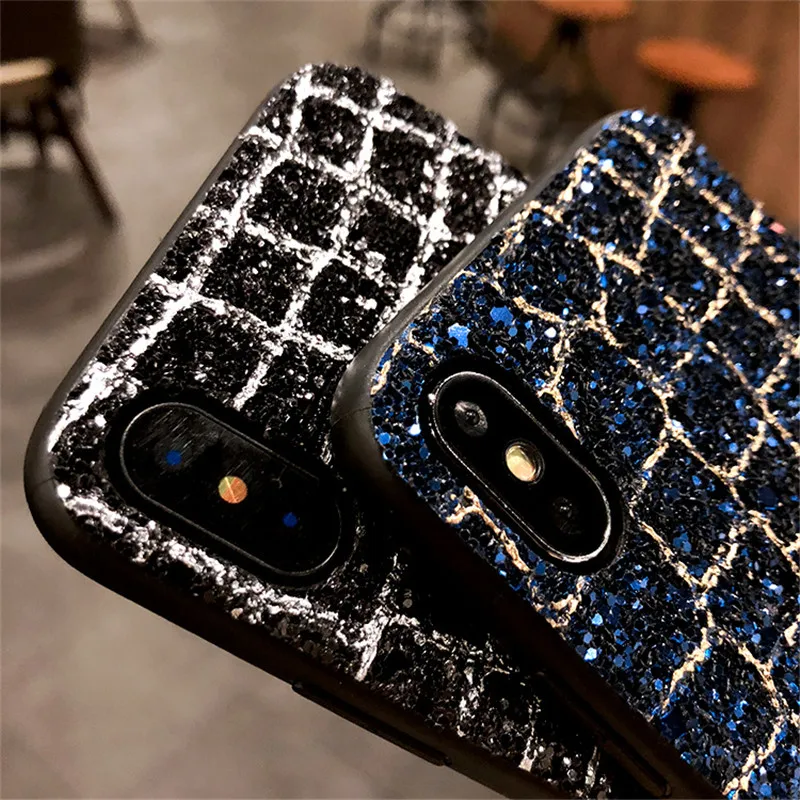 Luxury Glitter Shining Sequins Case For Huawei P20 Lite P30 PRO honor 8x 7C 8a mate 20 pro 10 30 Y6 Y7 Y9 2019 TPU cover | Мобильные