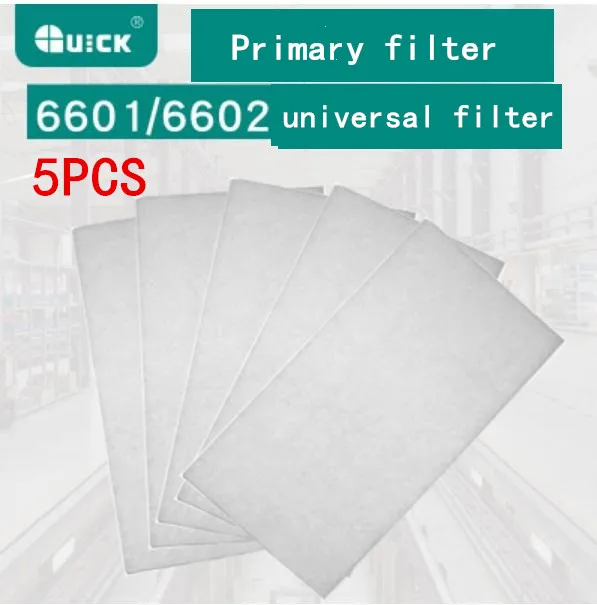 6601-6602 filter 5PC Быстрая очистка дыма фильтр системы, быстрый 6601 6602 очиститель дыма, использовать для прижигания/медицинского/домашнего/промышленного/припоя - Цвет: 6601-6602 filter 5PC