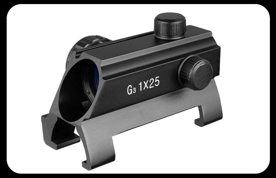 Огненный волк Тактический Red Dot G3 1X25 MP5 конические красный/зеленая подсветка точка зрения охотничий прицел Красная точка зрения