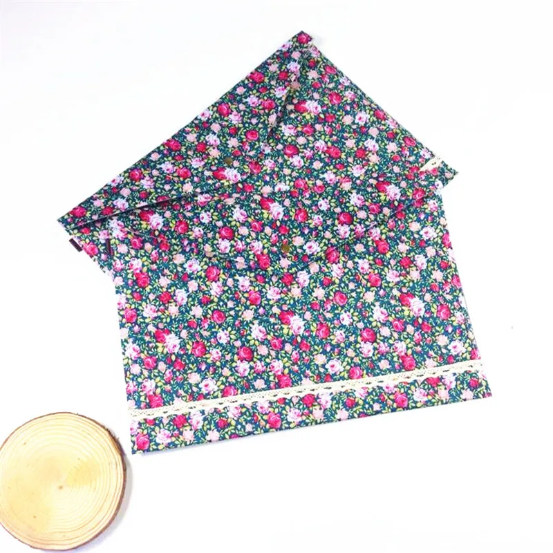 4 шт./лот Новая Винтажная серия dots flower lace А4 Папка для документов папка хранения