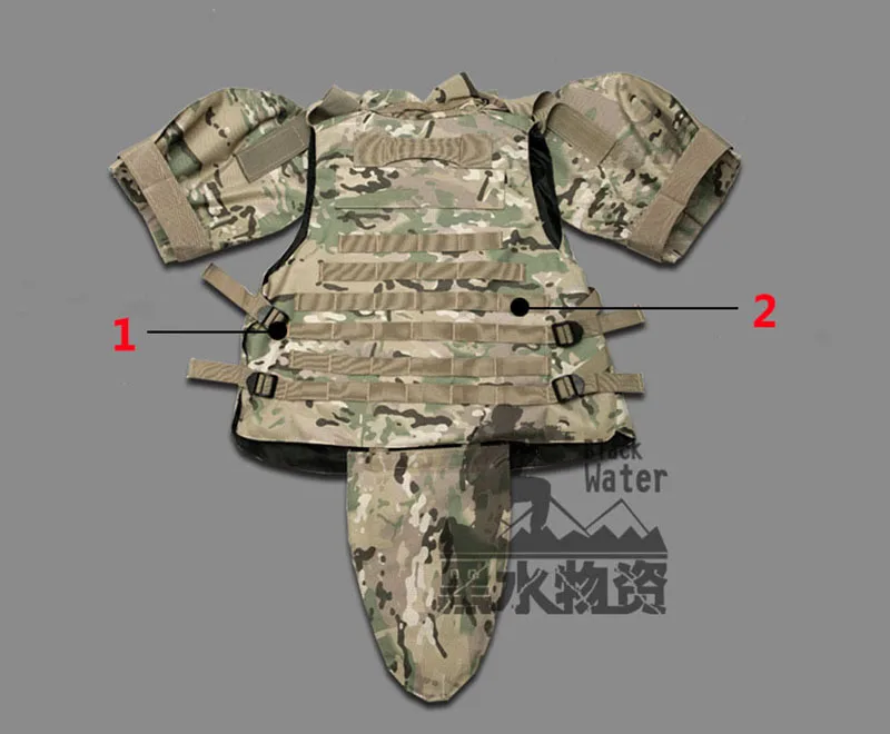 Тактический Камуфляжный жилет OTV бронежилет в армейском стиле с сумкой/подушкой