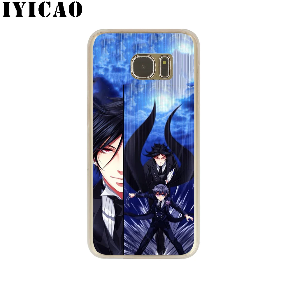 IYICAO Anime Black Butler Ciel Hard Case for Samsung Galaxy S10e S10 S9 S8 Plus S6 S7 Edge Cover Note 9 8 10 | Мобильные телефоны и