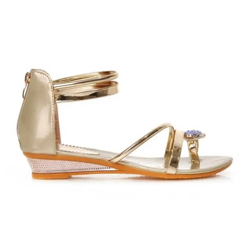 ZALAVOR/женские босоножки на плоской подошве женская летняя обувь молнии с открытым