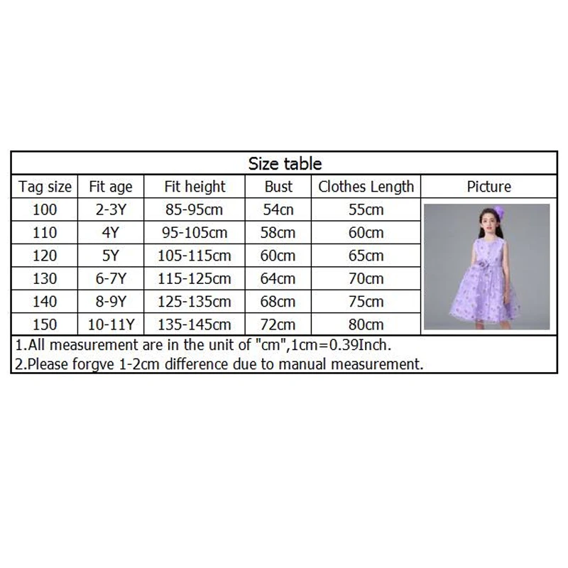 Girls dress flower dresses for little girl wedding party pink purple voile sleeveless vestido de festa longo saia falda | Детская одежда
