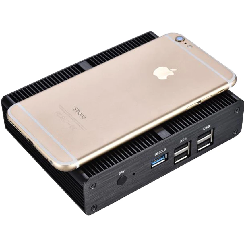 Безвентиляторный микро-ПК Intel Celeron N2830 N2810 двухъядерный мини-ПК J1900