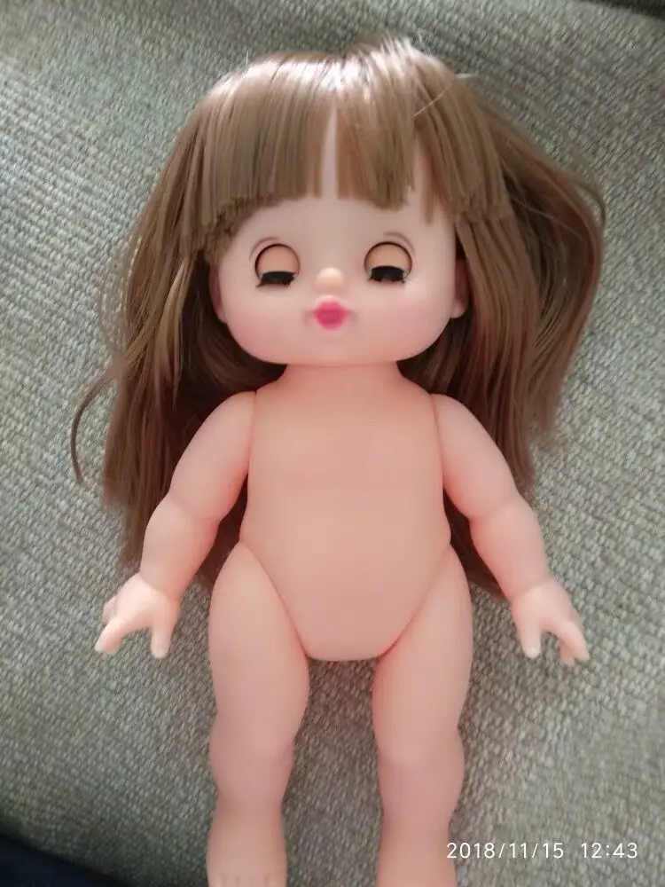 Для полных девочек милые куклы для новорожденного мягкие Mellchan мигание большие