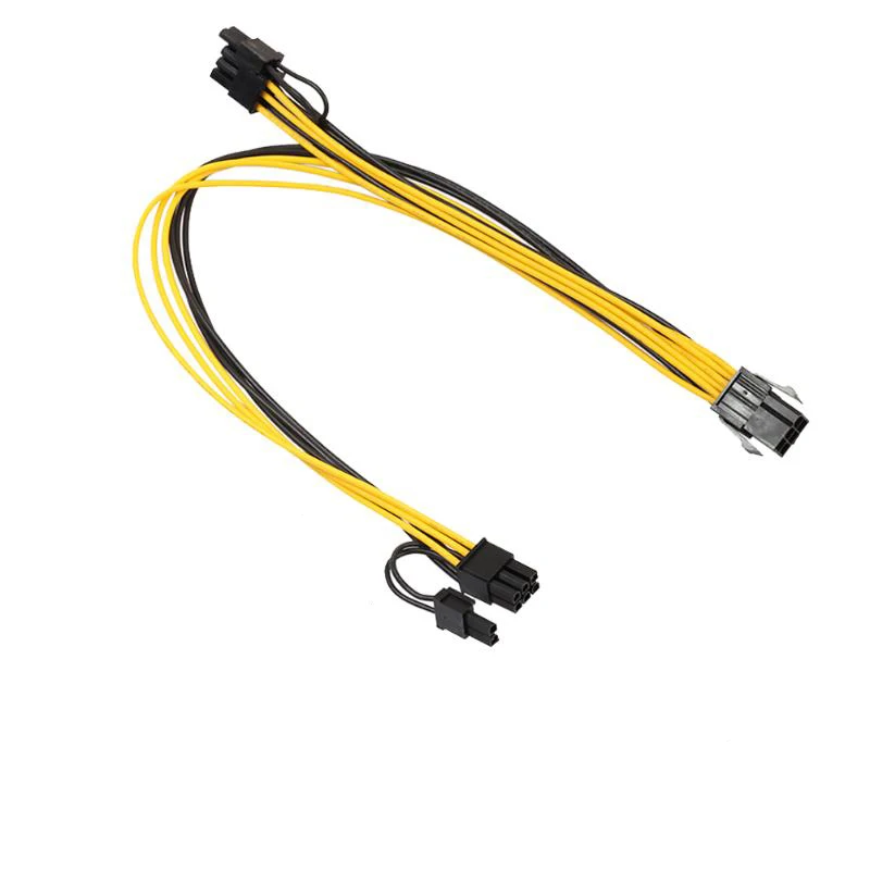 5 шт./лот 6 контактный PCI Express на 2 x PCIe 8 (6 + 2) pin M/F материнская плата видеокарта e GPU