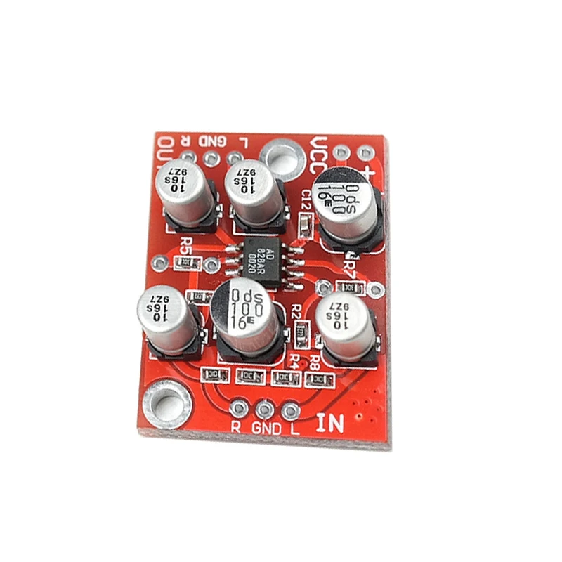 Lusya аудио усилитель плата Amplificador AD828 предусилитель одиночный источник питания DC5v
