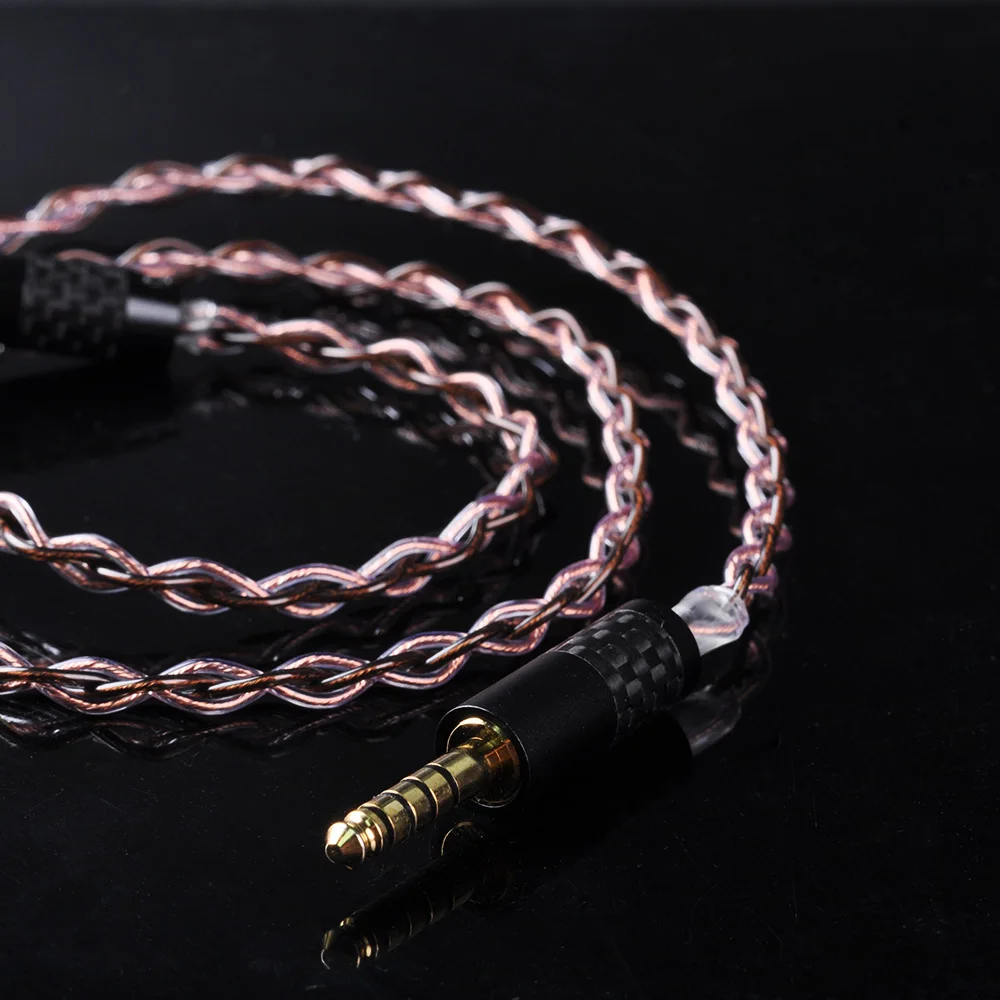 UPOCC NEOTECH 26AWG 7N однокристальный медный кабель 2 5/3 5/4 4 мм сбалансированный с MMCX/2