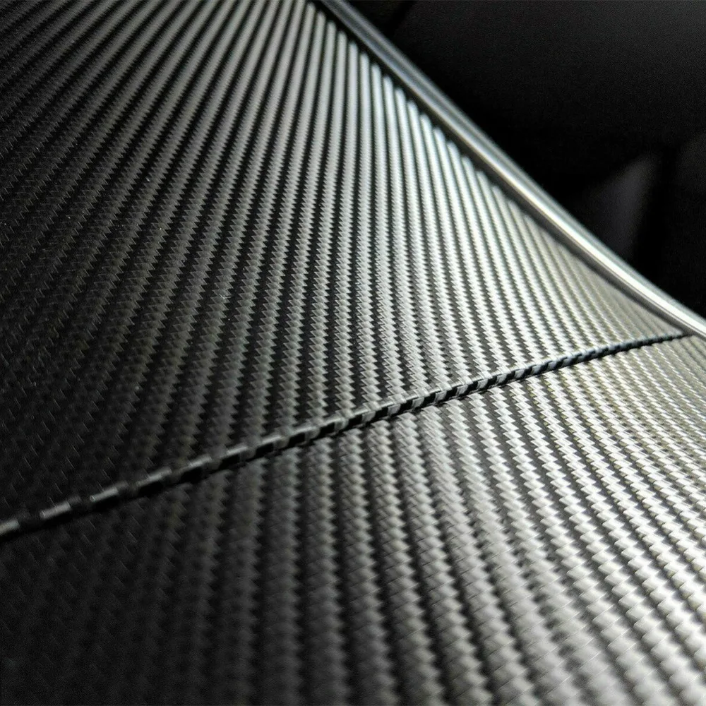 5D Carbon Fiber Center Console Wrap Vinyl Kit Black Upgrade Fit For Tesla Model 3 High Quality Free Shipping | Автомобили и