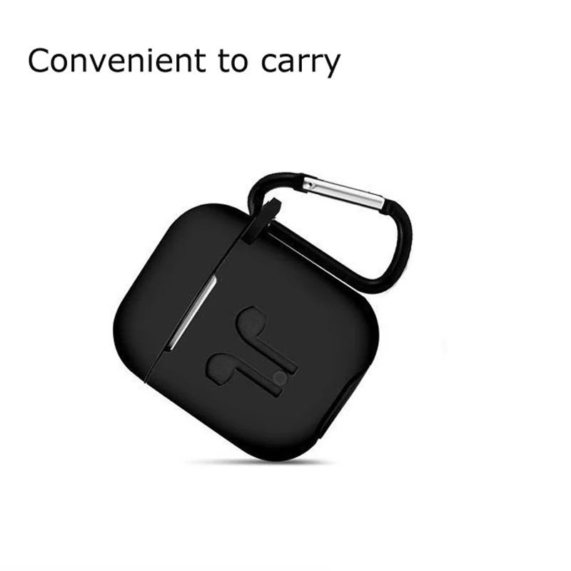 Противоударный силиконовый чехол для Apple Airpods мягкий телефона противоударный
