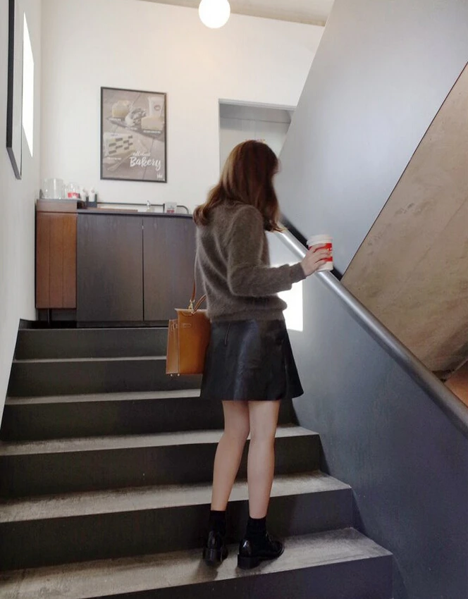 100% натуральный норковый кашемировый кардиган на кнопках длинный свитер с норкой