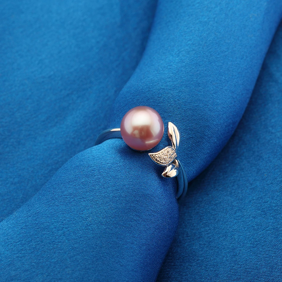 Женское кольцо на палец Feige фиолетовое из стерлингового серебра 925 пробы с