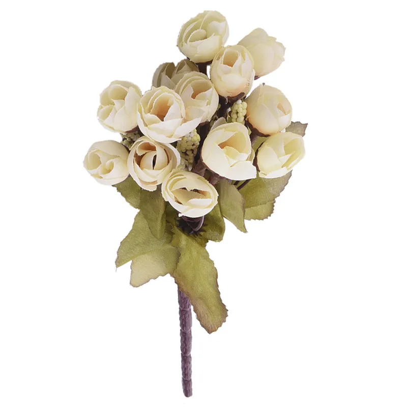 . Новинка 1 шт. цветочные бутоны искусственная Камелия цветы цветочный букет сад