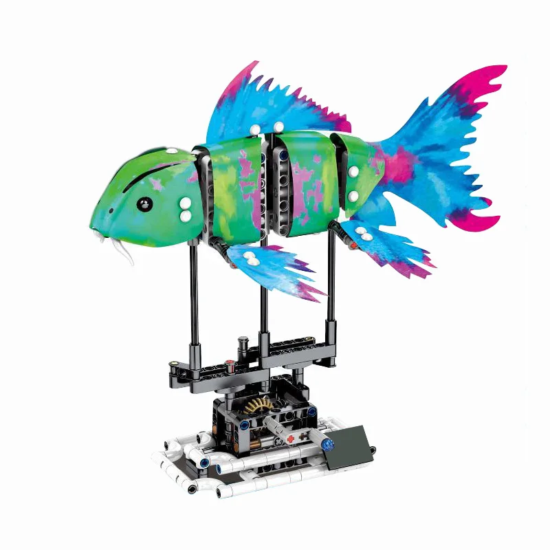 Sembo 7006 Творческий 20089 20090 20091 20092 игрушки Сделай Сам форма рыбы из конструкторных