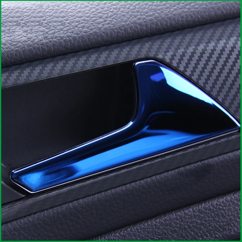 Car Accessories For Volkswagen Golf 7 MK7 MK7.5 2014-2018 Interior Door Handle Frame Cover Sticker Sequins Trim styling | Автомобили и