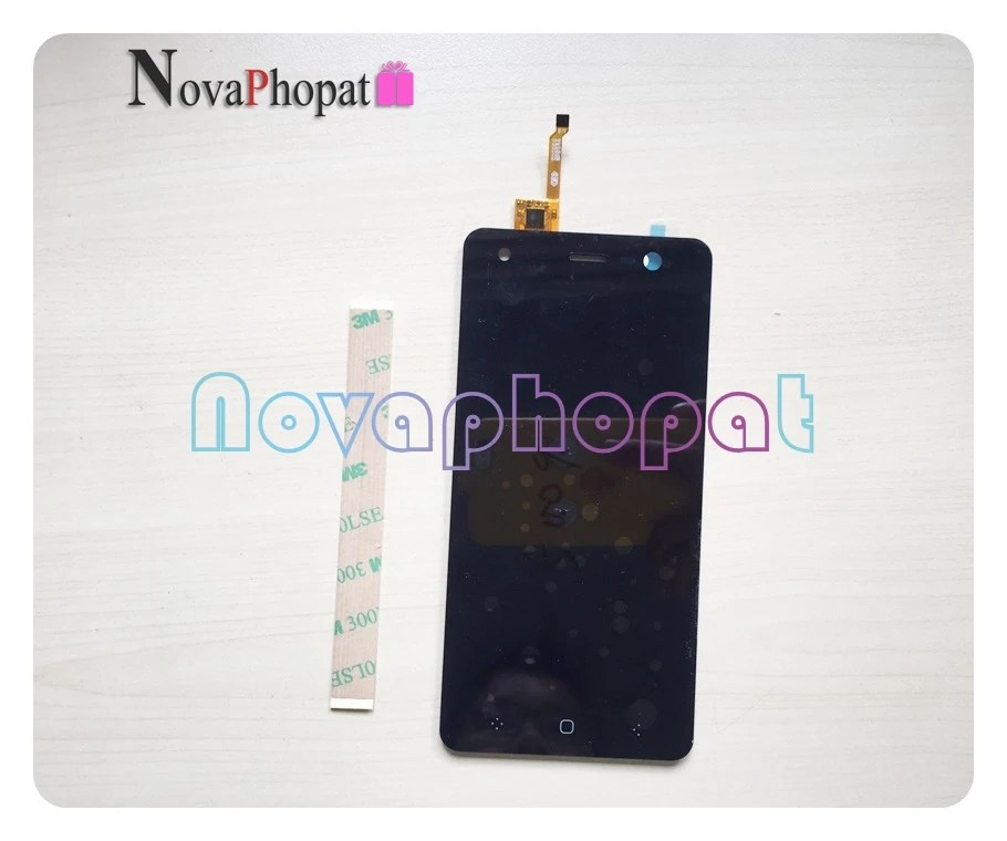 Novaphopat 100% протестированный черный ЖК дисплей в сборе для BQ 5009L Trend BQ5009L с сенсорным