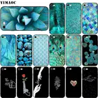 Мягкий чехол YIMAOC с бирюзовым сапфиром Для Apple iPhone SE 2020 5 5s 6 6s 7 8 Plus XR X Xs 11 12 Pro Max 12 mini