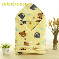 0 1 years old newborn blanket baby girl receiving blankets boys coral velvet blankets blanket swaddling soft go out bath towel
