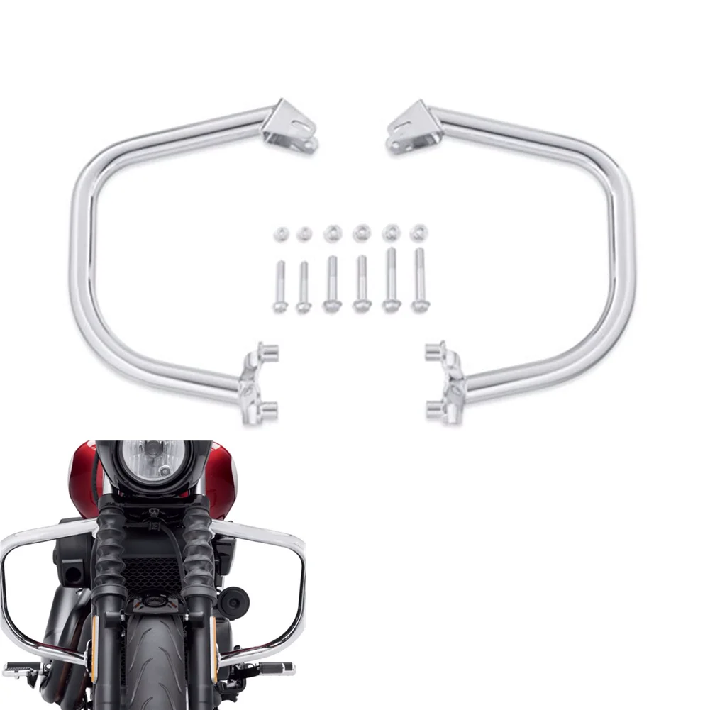 Бамперы буферы наколенник ноги Crash Bars защита двигателя w/Mount Kit для Harley Street 500 750 15 17