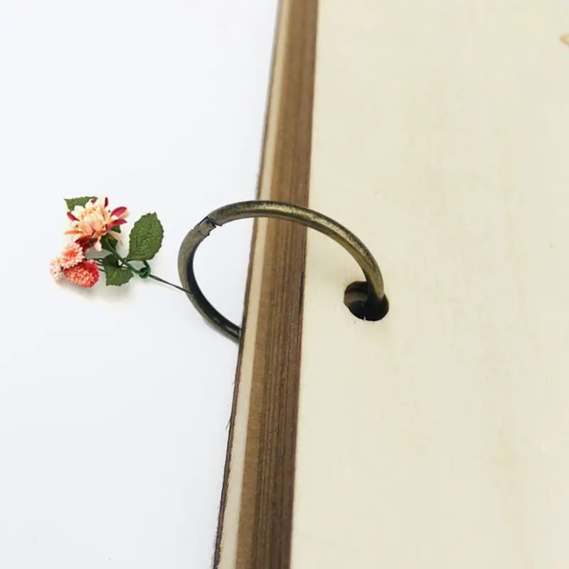 DIY любовь полый цветок Свадебная Гостевая книга персонализированные деревенские деревянные Гостевая книга фотоальбом памяти Подарок на годовщину