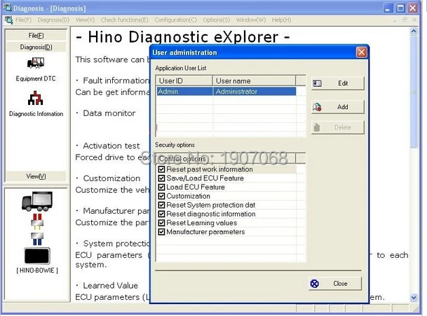 Диагностический интерфейс Hino eXplorer &amp Reprog Manager 3.1.6 + генератор ключей |