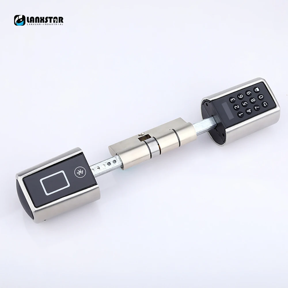 LANXSTAR Блокировка Bluetooth умный электронный замок двери приложение, код, Засов для дома, гостиницы, квартиры