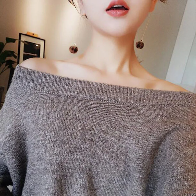

Korean pompom earring leopard print fur earrings for women fashion leather round plush ball drop earings vintage brincos