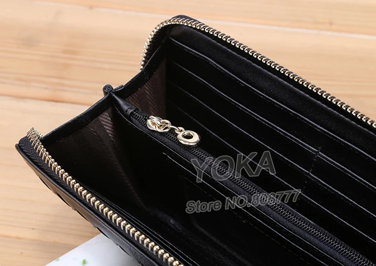 2016 НОВЫЙ Женский овечья кожа кошелек подлинная кожаный сцепления. натуральная