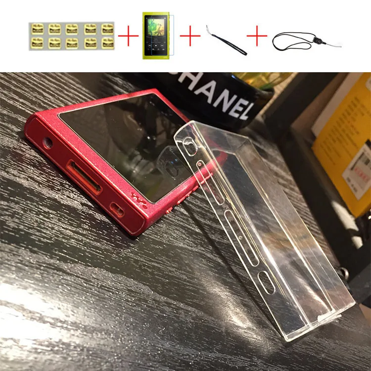 Мягкий прозрачный чехол из ТПУ с кристаллами для Sony Walkman NW A45 A47 A35 A36 A37 A35HN A36HN A37HN A45HN