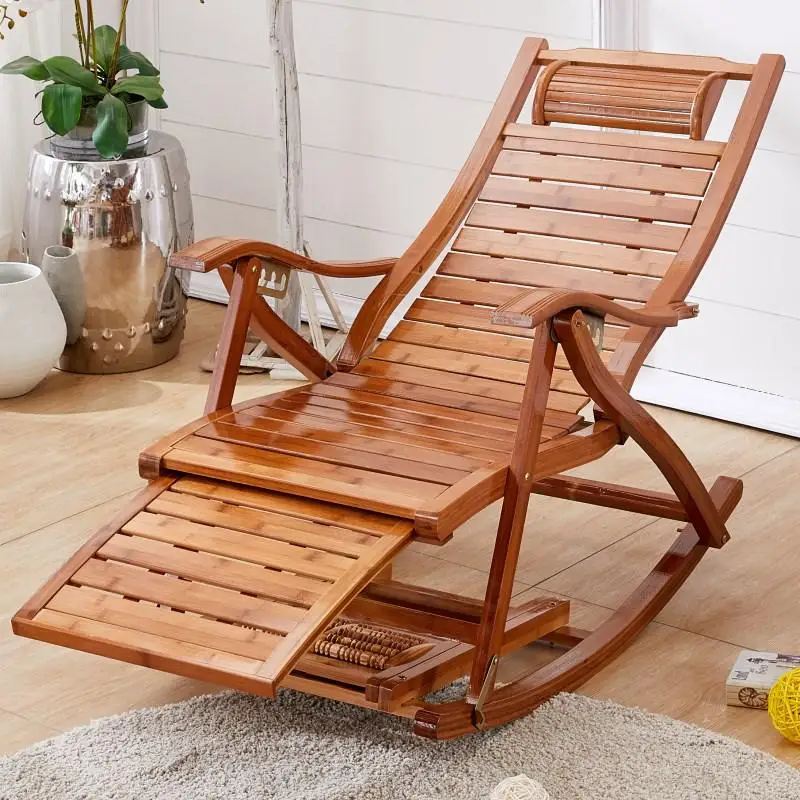 Style 8 Бамбуковое кресло-качалка для дома, балконное кресло-качалка, кресло-качалка для взрослых, кресло-качалка для обеда, кресло для отдыха, повседневное деревянное кресло для пожилых людей - Цвет: Style 8