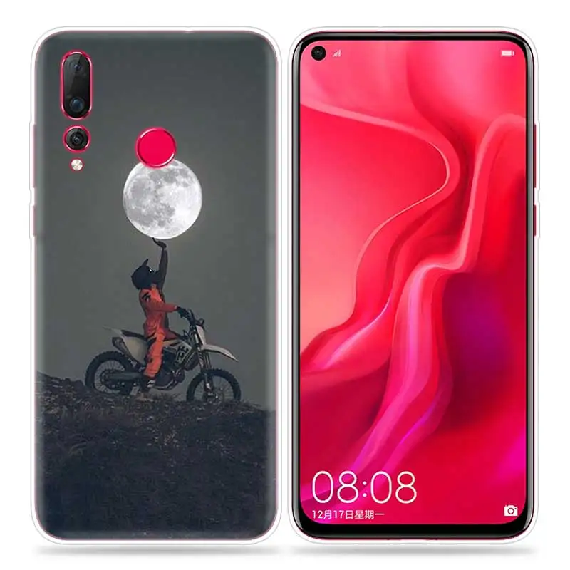 12 Спортивный мягкий чехол Moto Cross для huawei Honor 10i 8S 8A 8C 8X10 9 Y9 Y7 Y6 Y5 Play Lite чехол для телефона Fundas - Цвет: 12