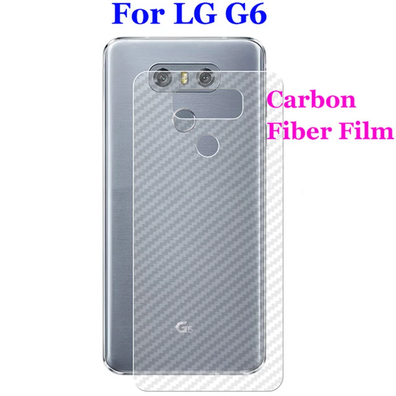 3D защитная пленка из углеродного волокна 100 шт./лот для задней панели LG G7 ThinQ G6 G5 SE