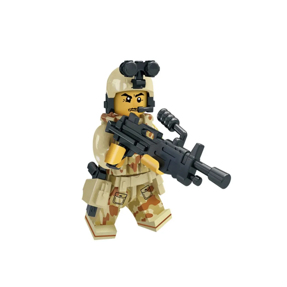 Военные Солдатики &quotSpecial Forces&quot кирпичи фигурки пистолеты Книги об оружии