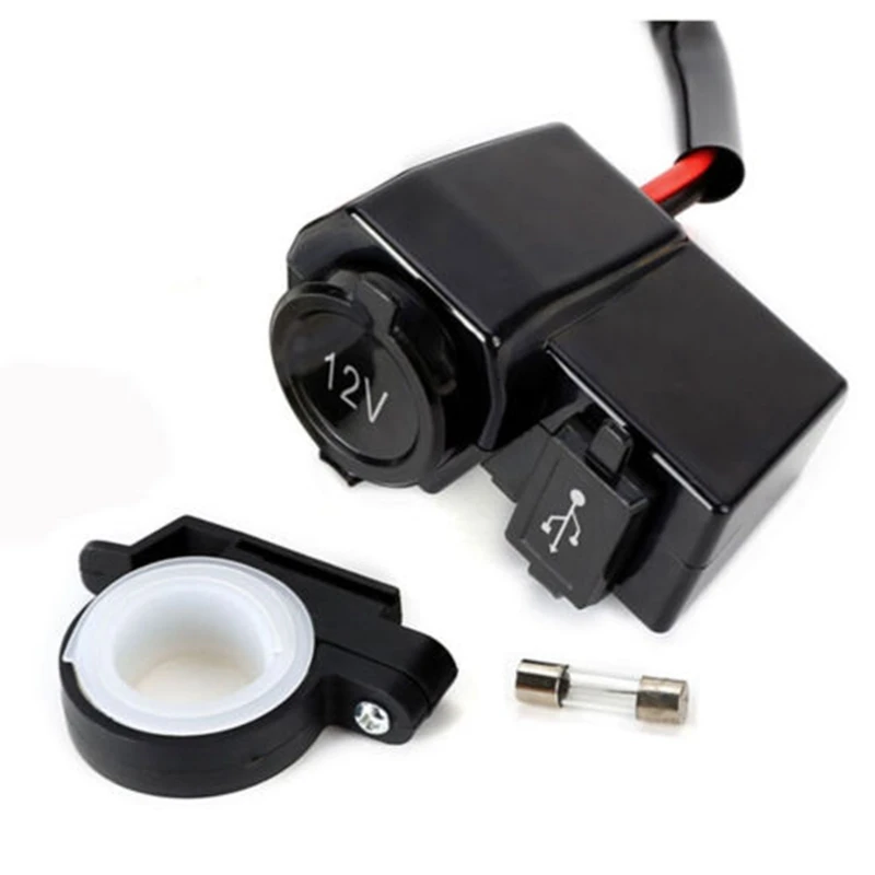 12V 2.1A USB водонепроницаемый разъем питания прикуриватель для автомобиля лодки