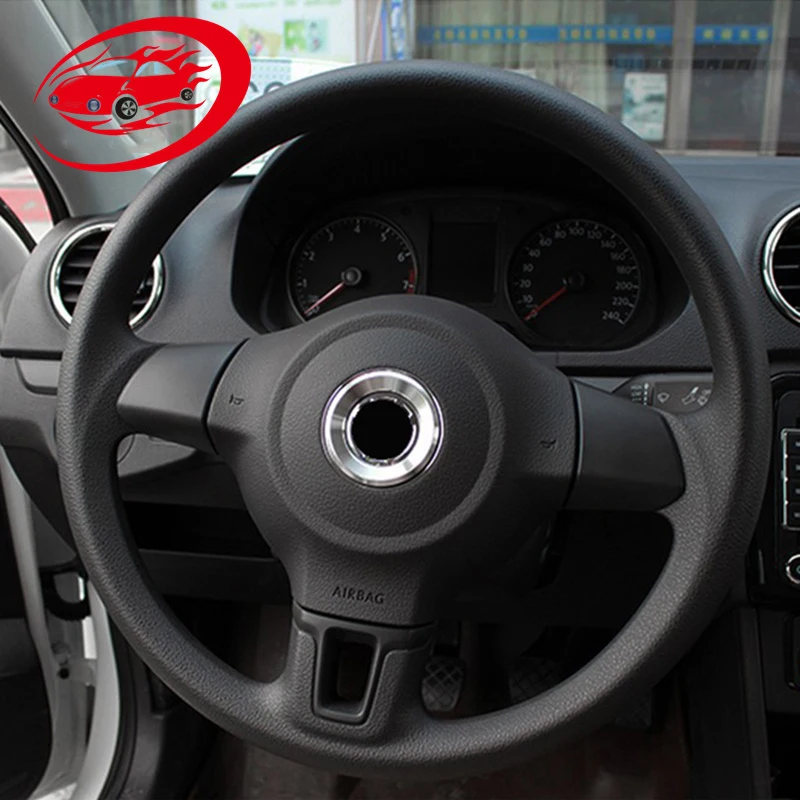 Декоративное кольцо на руль автомобиля наклейка для Volkswagen VW Passat Bora POLO Golf 6 7 Jetta MK6 b7