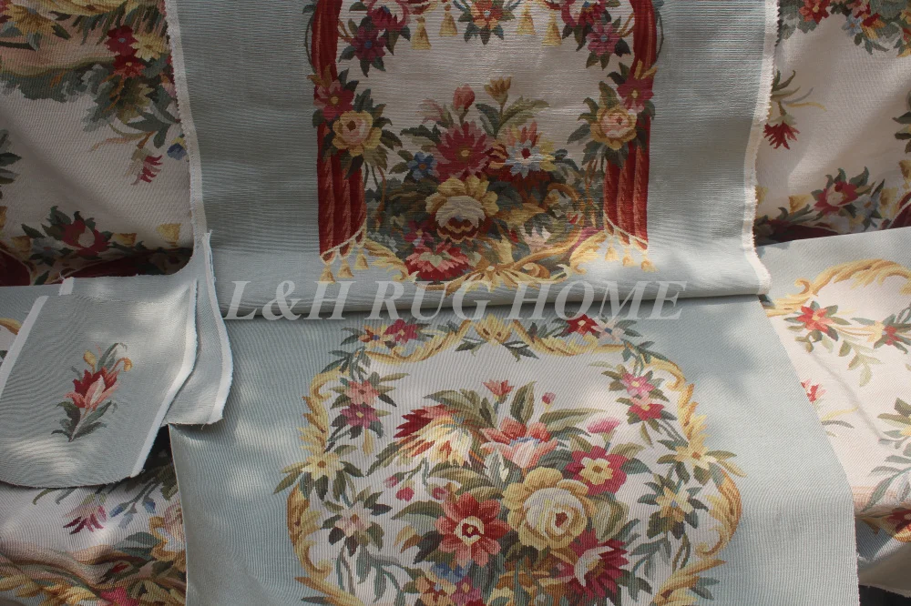 Бесплатная доставка Французский Aubusson ручной тканый диван и чехол для стула набор