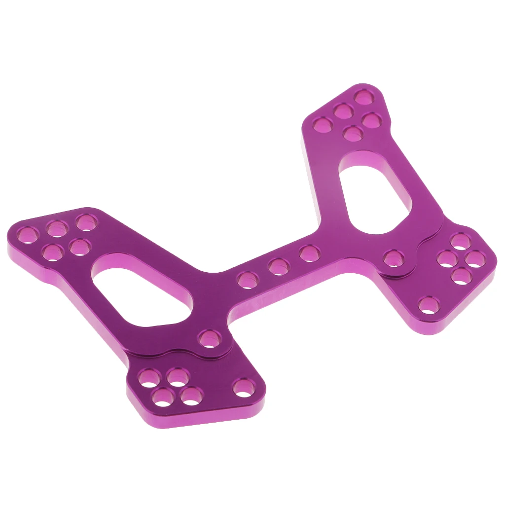 Purple Алюминиевые передние ударные детали для модернизации HSP 94106 94107 1/10 RC автомобилей - Цвет: Purple