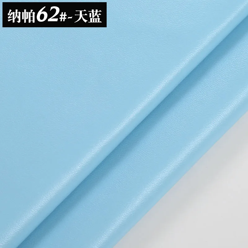Light Blue 50x34cmNAPPA искусственная кожа pu искусственная тисненая готовая искусственная кожа синтетическая кожа ткань для шитья pu искусственная сумка диван покрывало ткань - Цвет: Light Blue
