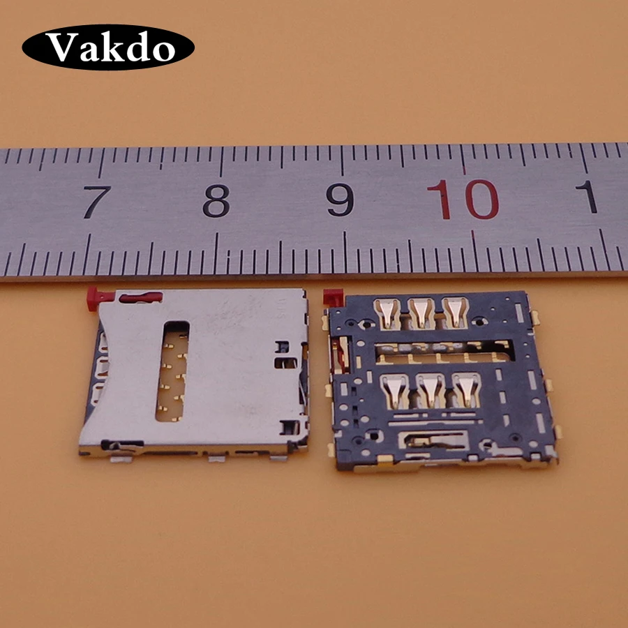 5 шт. детали для Sony Xperia Z2 L50W C6833 C6806 T2 Utral XM50h|sim card reader holder|slot connectorsim connector |